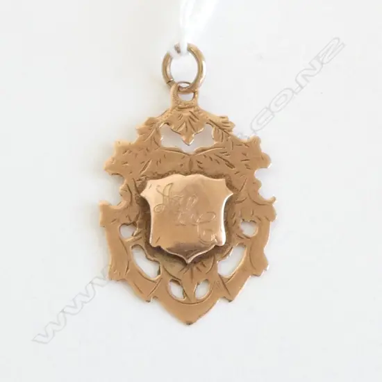 9ct GOLD OLD FOB MEDALLION 4gms