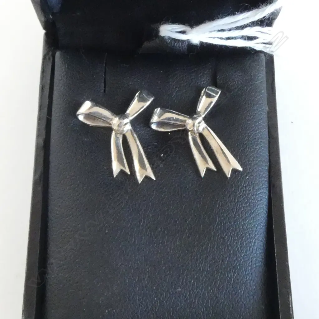 PR KAREN WALKER STG SILVER EARRINGS, 2.9grms boxed Image 1++