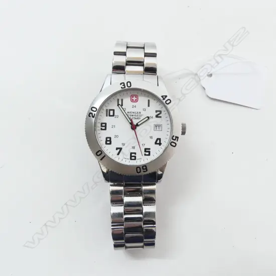 SWISS ARMY GENT'S WATCH 'WENGER SWISS MILITARY' battery recently added. Working