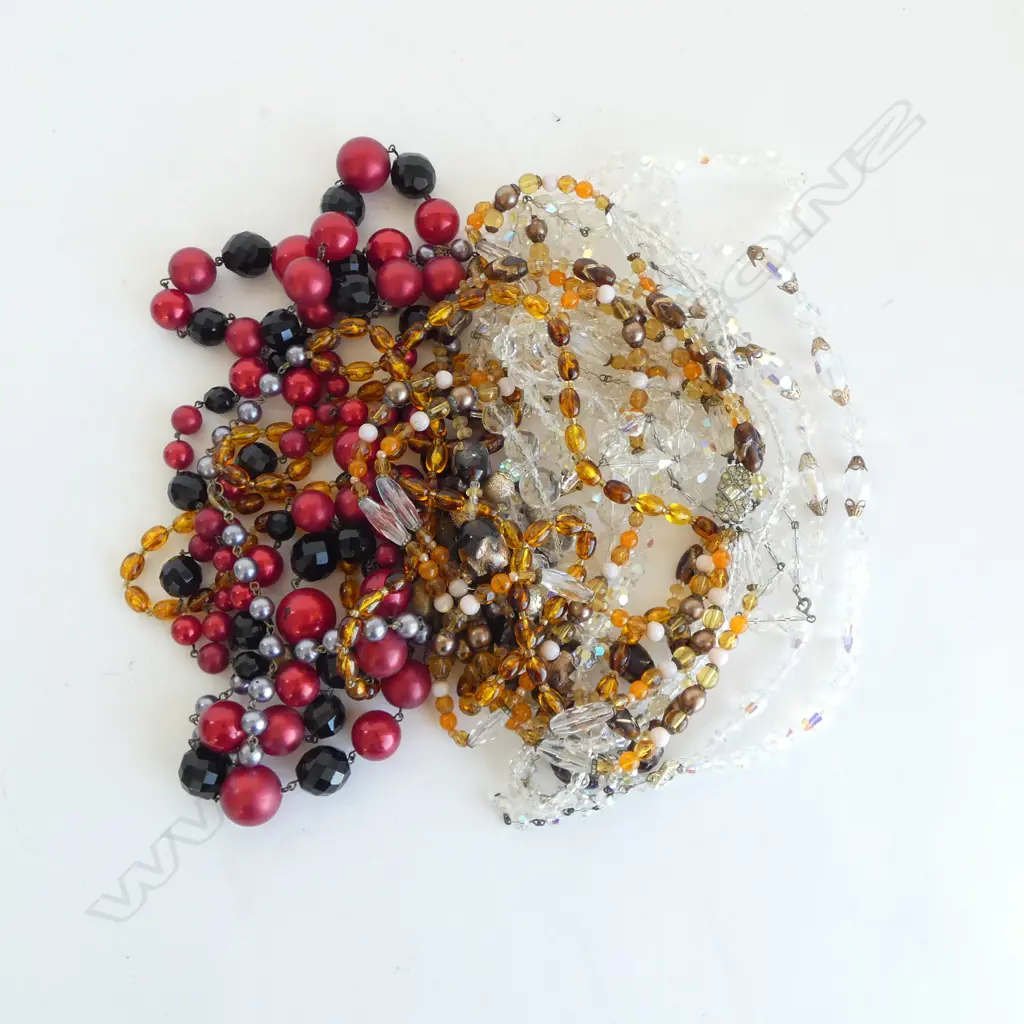 ASST. COSTUME NECKLACES, INCLDS 4 CRYSTAL Image 1++