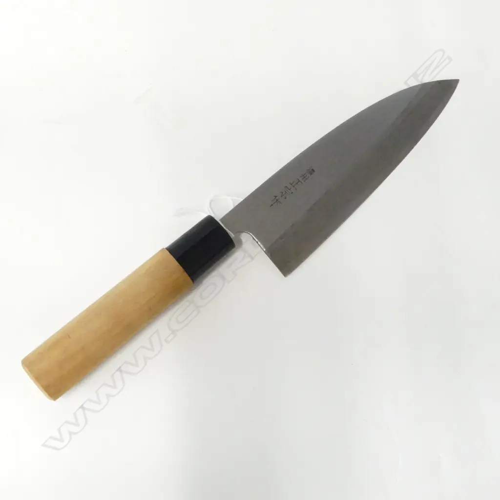 JAPANESE CHEF'S KNIFE, good condition, signed to blade, L.280mm Image 1++