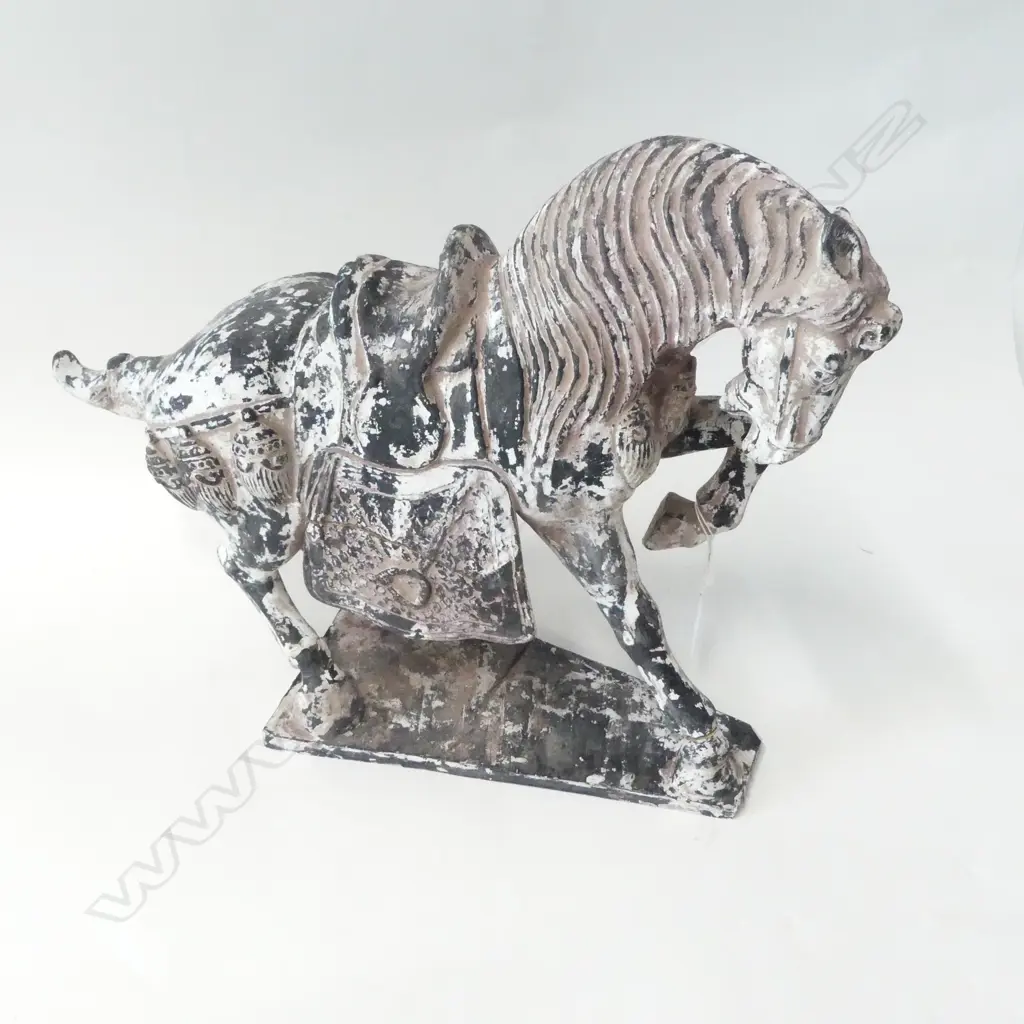 CHINESE POTTERY TANG STYLE HORSE H300 L380MM Image 1++