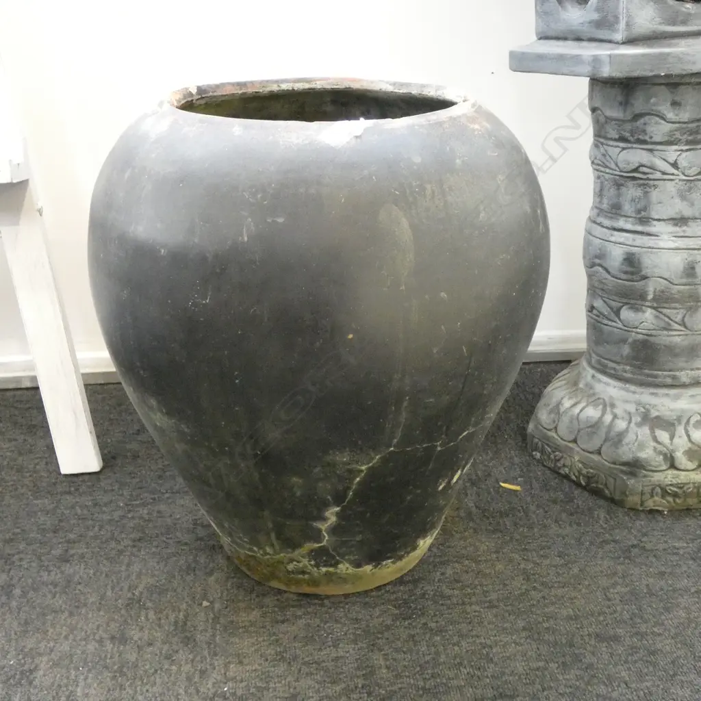 CERAMIC LOTUS GARDEN POT H.450mm Image 1++