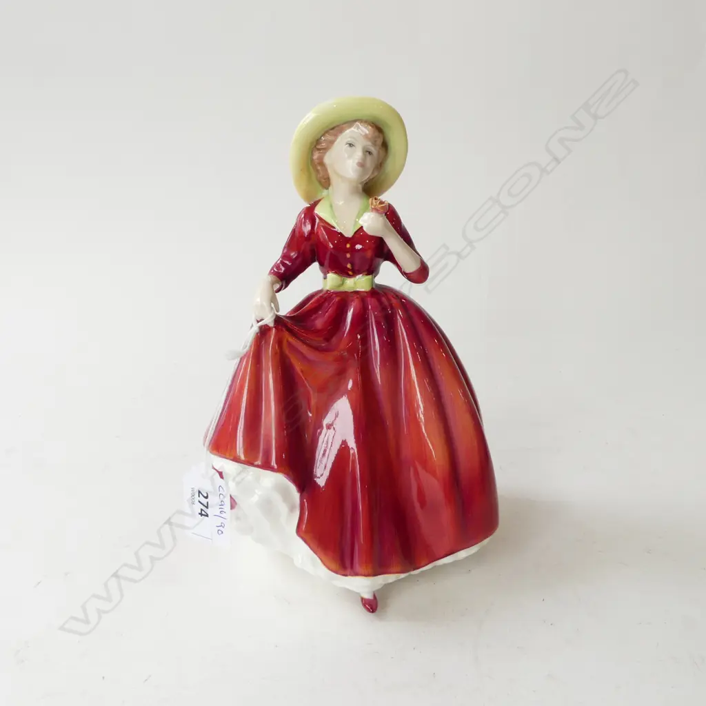 RD FIGURINE A SINGLE RED ROSE H120MM Image 1++