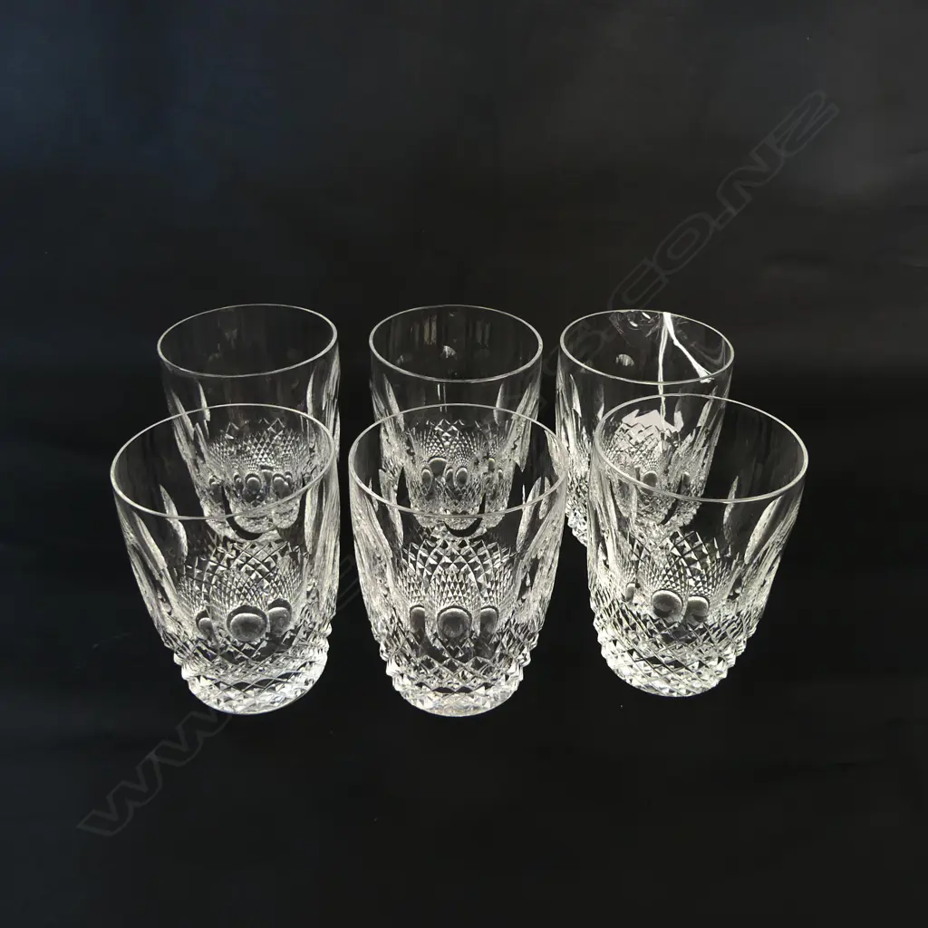 6 WATERFORD COLLEEN TUMBLERS H.90mm Image 1++