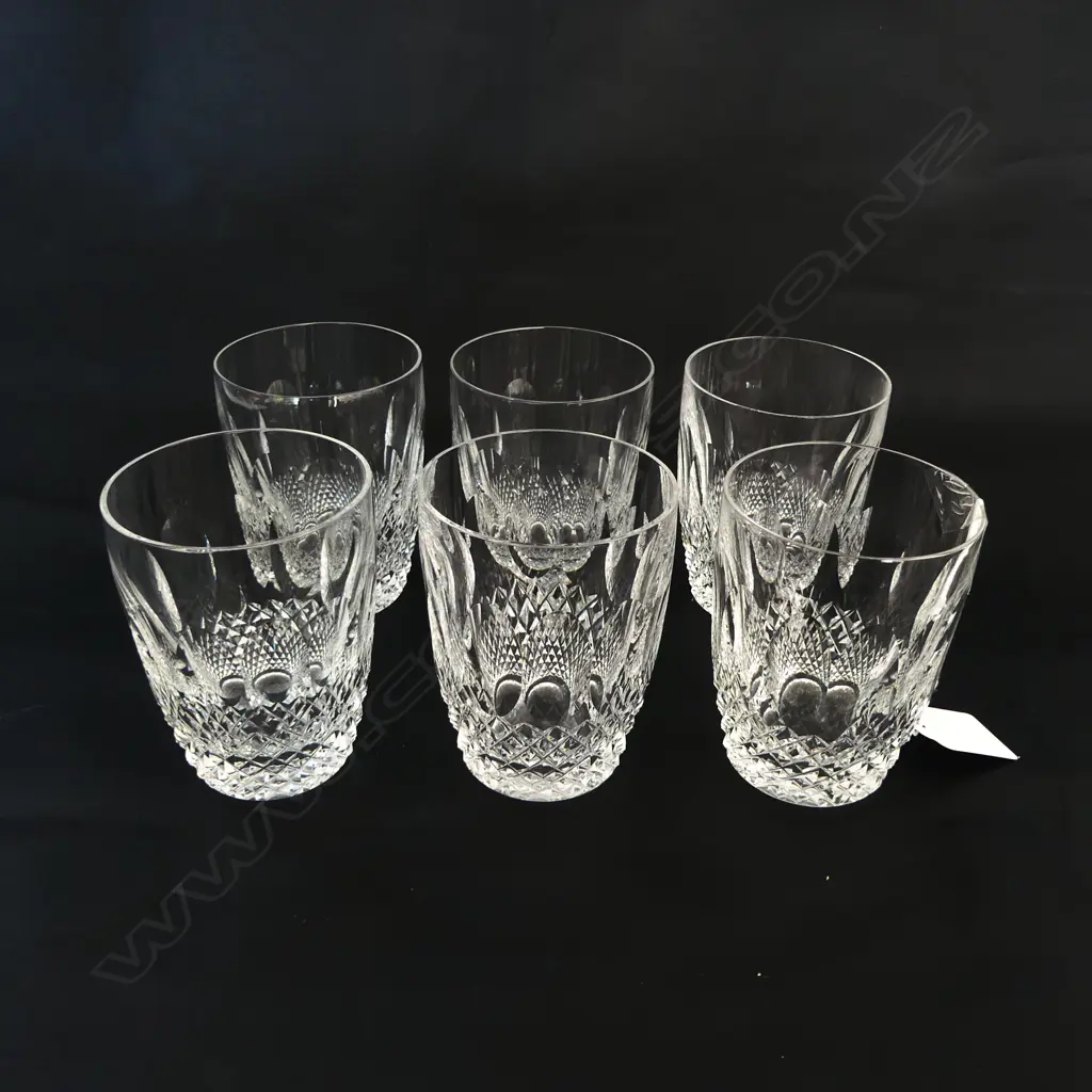 6 WATERFORD COLLEEN TUMBLERS H.90mm Image 1++