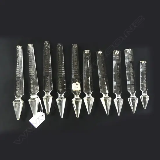 SEL ANTIQUE CUT CRYSTAL LUSTRES
