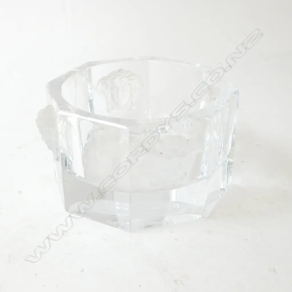 ROSENTHAL VERSACE GLASS BOWL 130mm dia CHIPS Image 1++