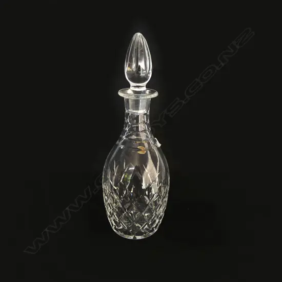 WEBB & CORBBET CRYSTAL DECANTER H.310mm