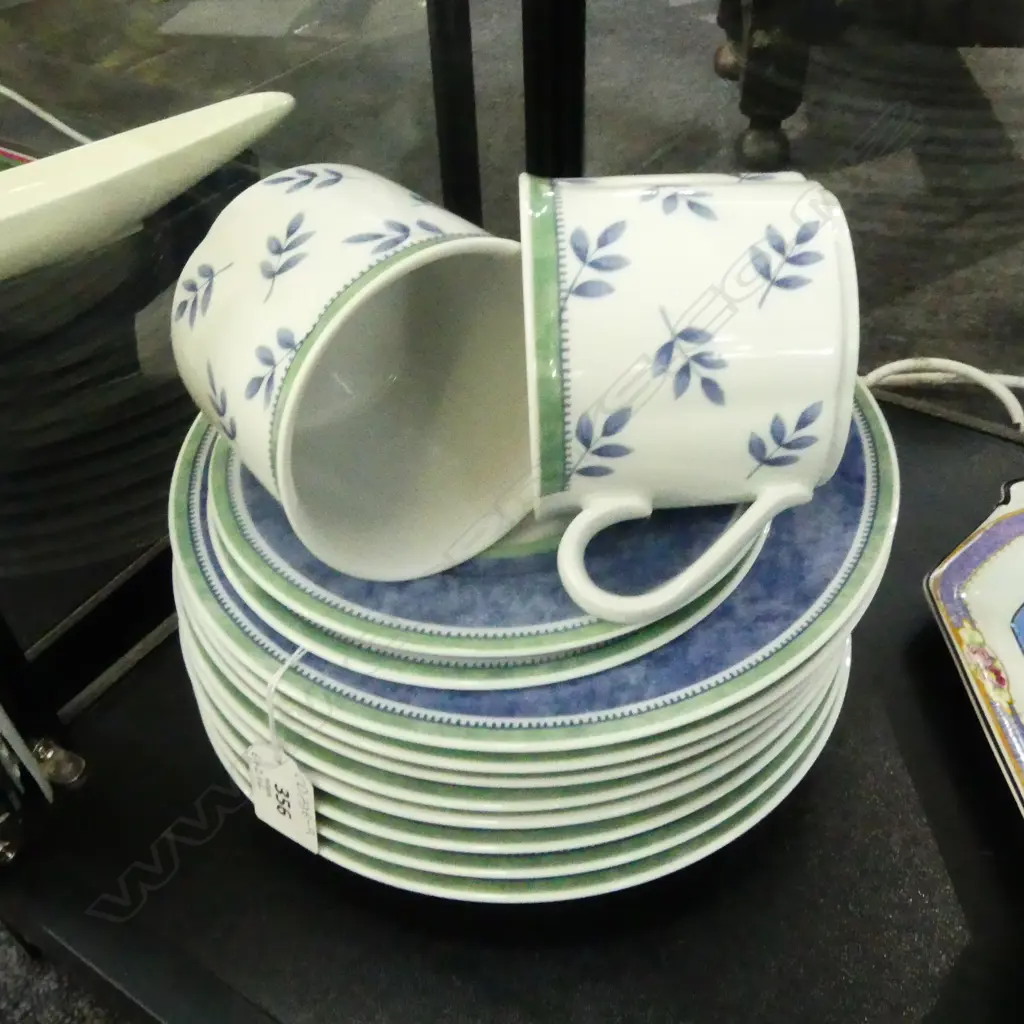 8 VILLEROY & BOCH 'SWITCH 3' SOUP PLATES, 2 CAKE PLATES + 2 CUPS Image 1++