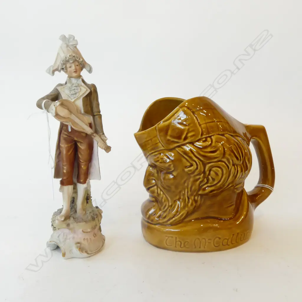 MCCALLUM JUG & ROYAL DUX FIGURE H.230mm Image 1++