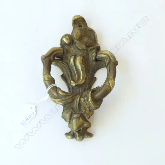 VINTAGE BRASS DOOR KNOCKER H.200mm