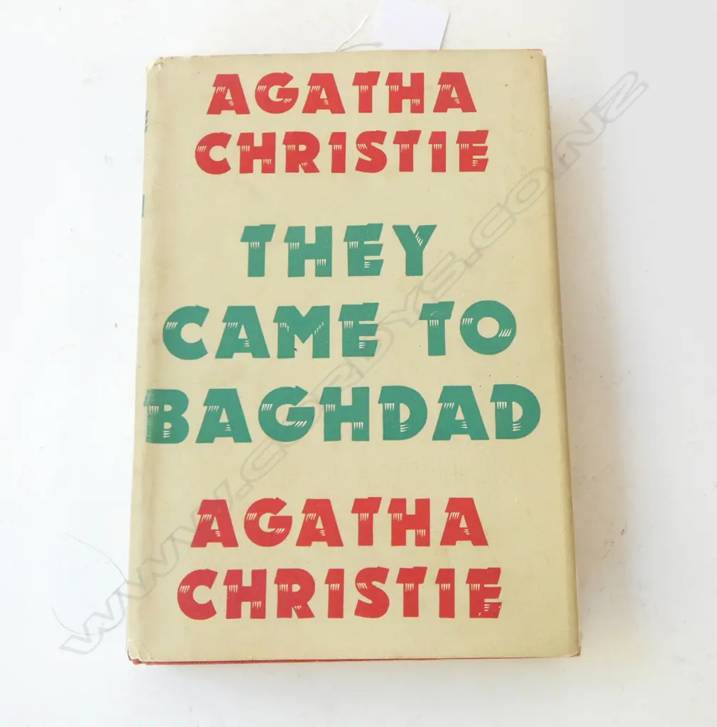 1951 1ST ED. AGATHA CHRISTIE 'THEY CAME TO BAGHDAD', IN ORIG DUST JACKET... Image 1++