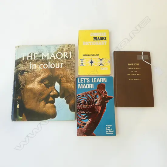4 BOOKS, MAORI INTEREST