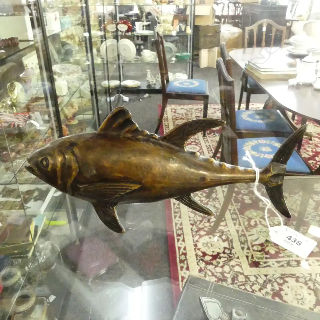 BRONZE TUNA ORNAMENT L.240mm Image 1++