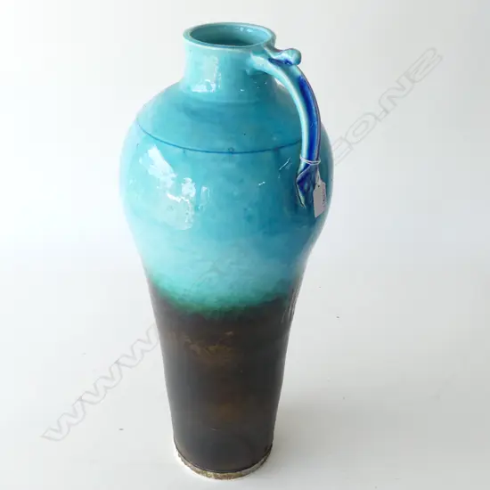 LG STUDIO POTTERY FLOOR VASE STAMPED 'M' H.580mm