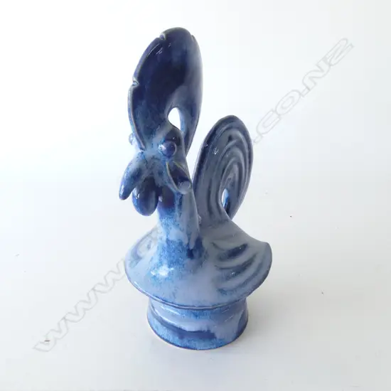Ceramic Deco style Rooster H.330mm