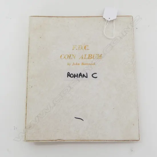 FOLDER OF ROMAN COINS