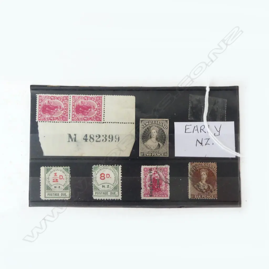 7 EARLY N.Z. STAMPS Image 1++