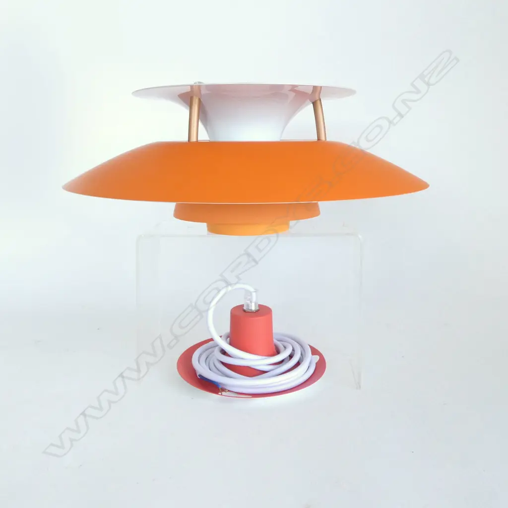 REPLICA ORANGE PH5 PENDANT LIGHT, AS NEW 300mm dia CEILING FITTING ABSENT Image 1++