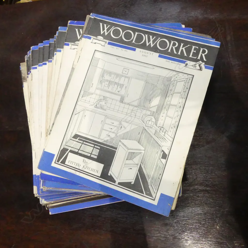 1950s WOODWORKER MAGAZINES Image 1++