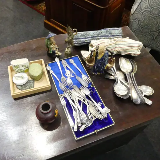 ASST. EP CUTLERY, ORIENTAL MUD MEN ETC