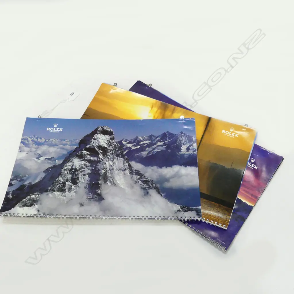 3 1990s ROLEX CALENDARS Image 1++