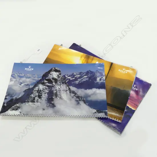 3 1990s ROLEX CALENDARS