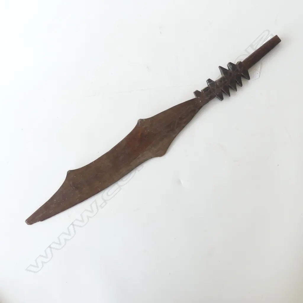 VINTAGE PACIFIC ISLAND SWORD SOME CHIPS L780MM Image 1++
