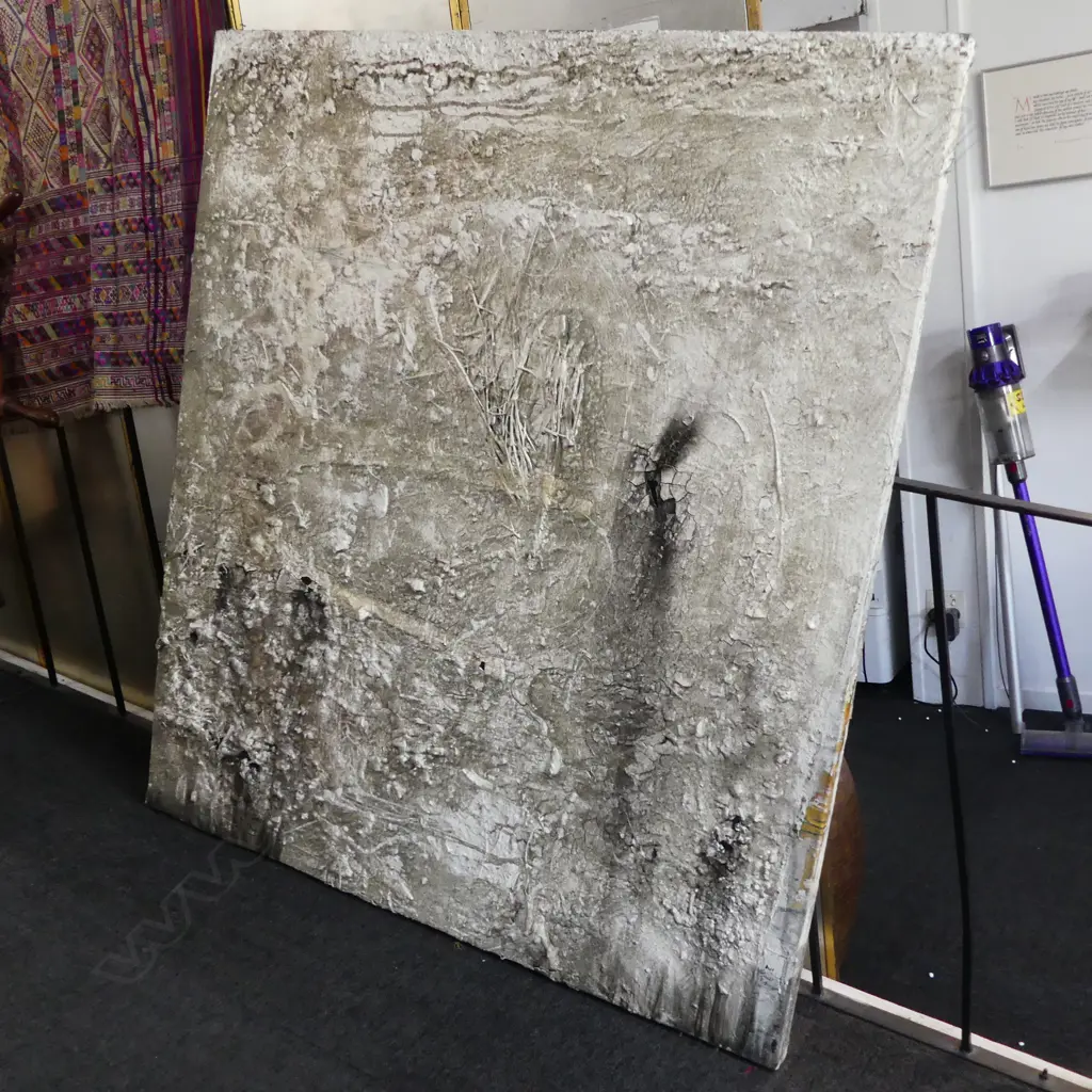 JAMES ROBINSON, ABSTRACT, MIXED MEDIA, SIGNED & DATED 2006, 1510x1350mm Image 1++