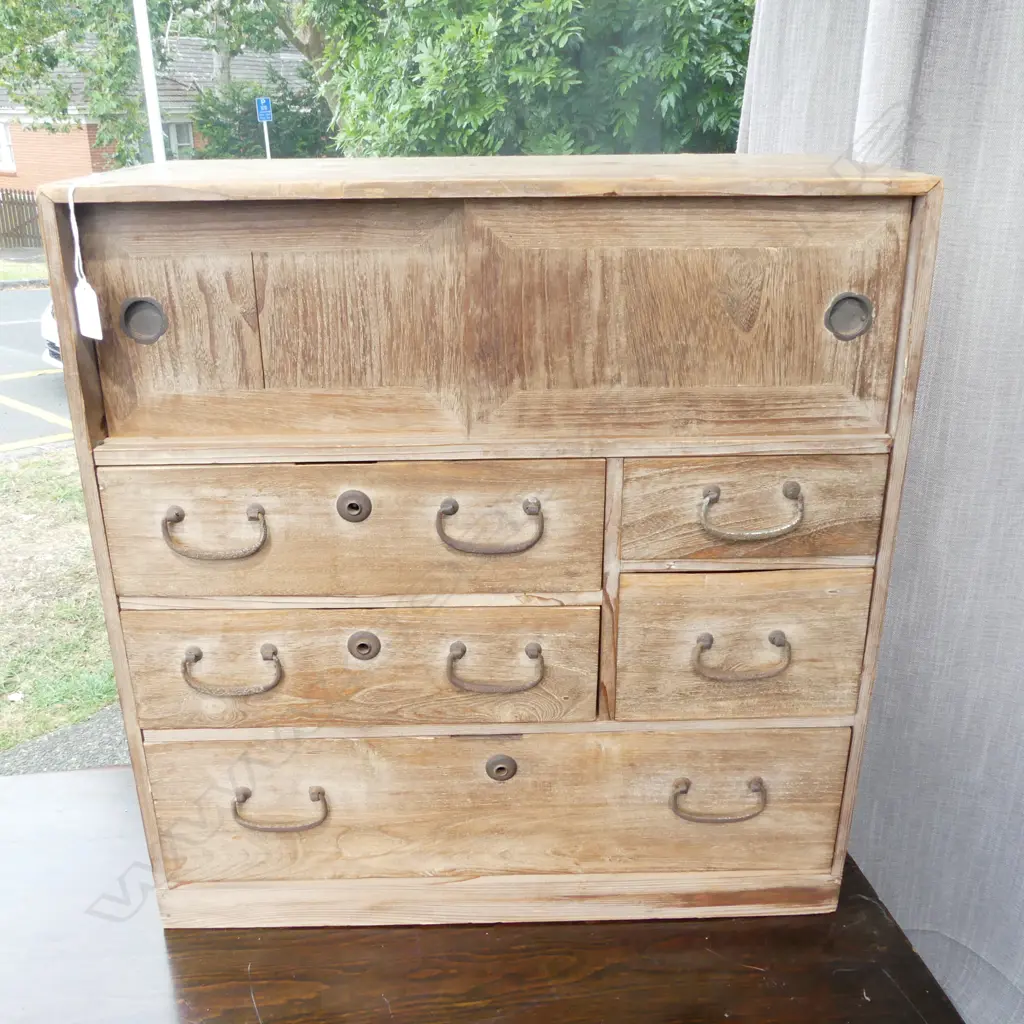 Small 5 drawer japanese cabinet 560x280x580mm Image 1++