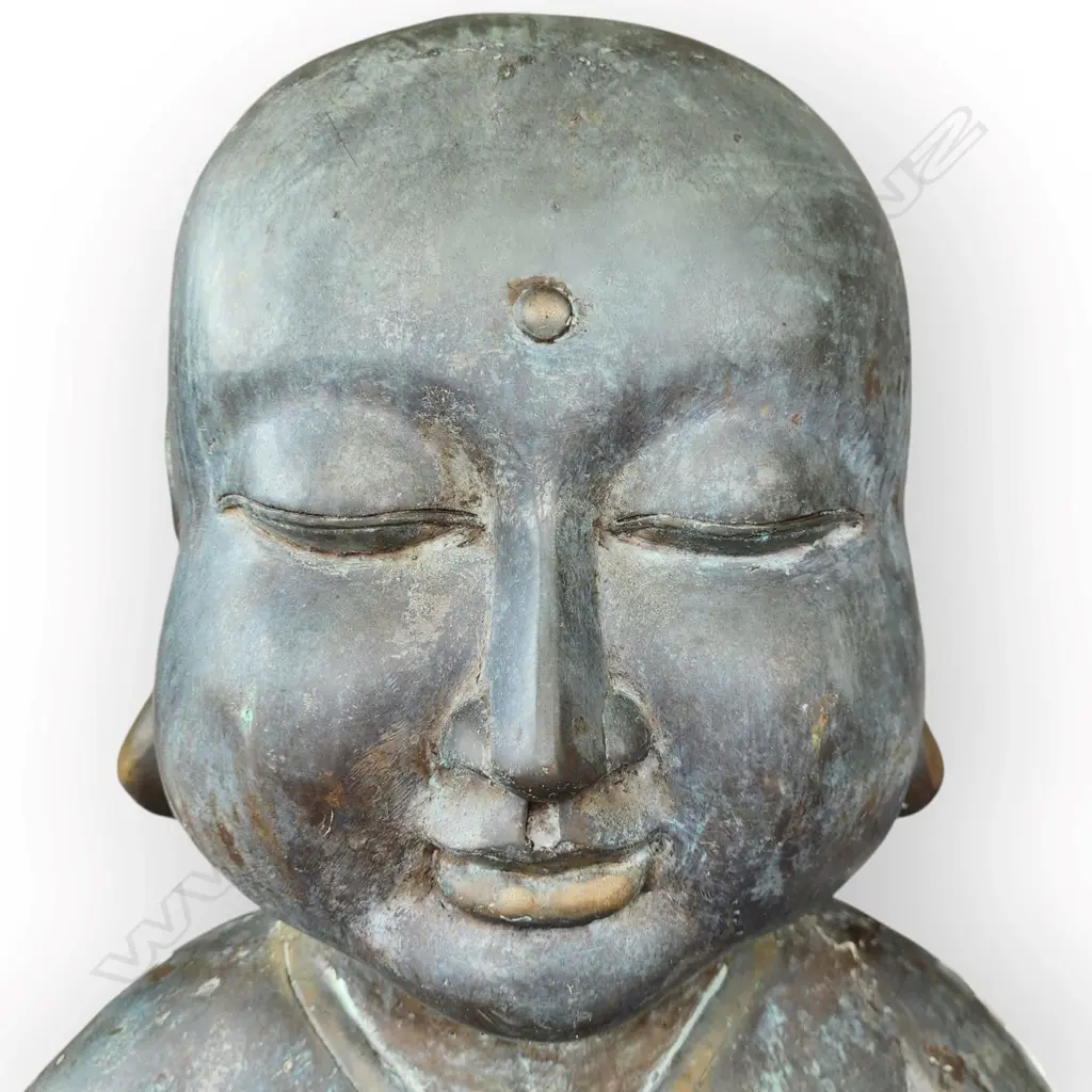 LARGE METAL MEDITATING BUDDHA STATUE - 850 x 550 x 450mm Image 1++