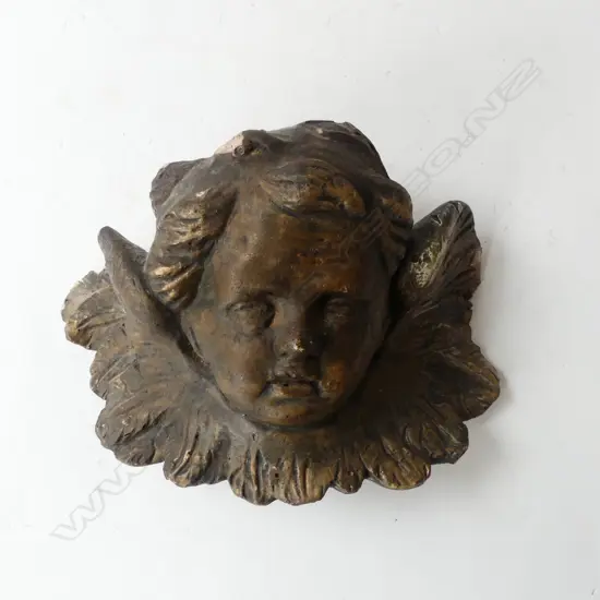 VINTAGE PLASTER PUTTI FAULTS H 200mm