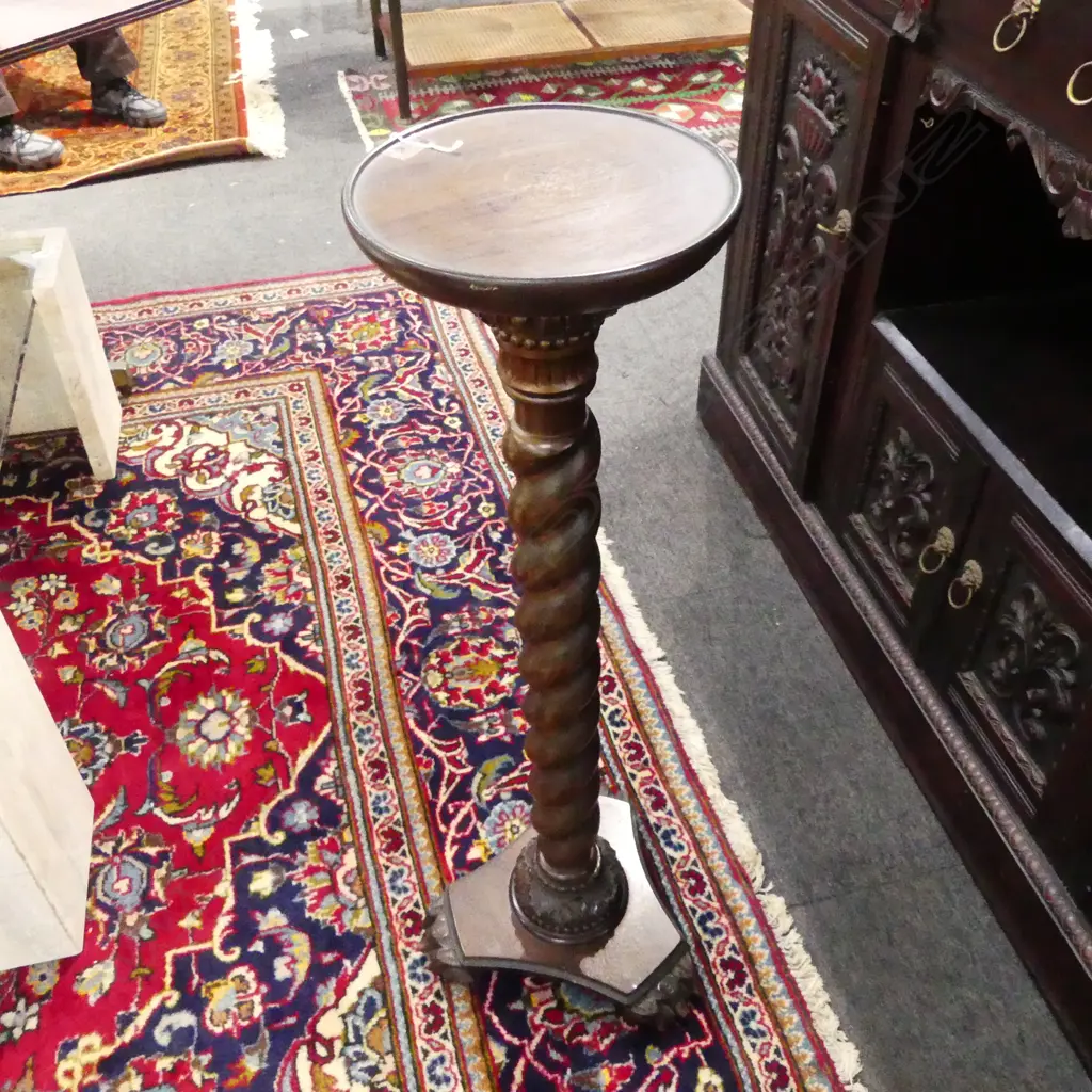 BARLEY TWIST TORCHIERE STAND H.850mm Image 1++