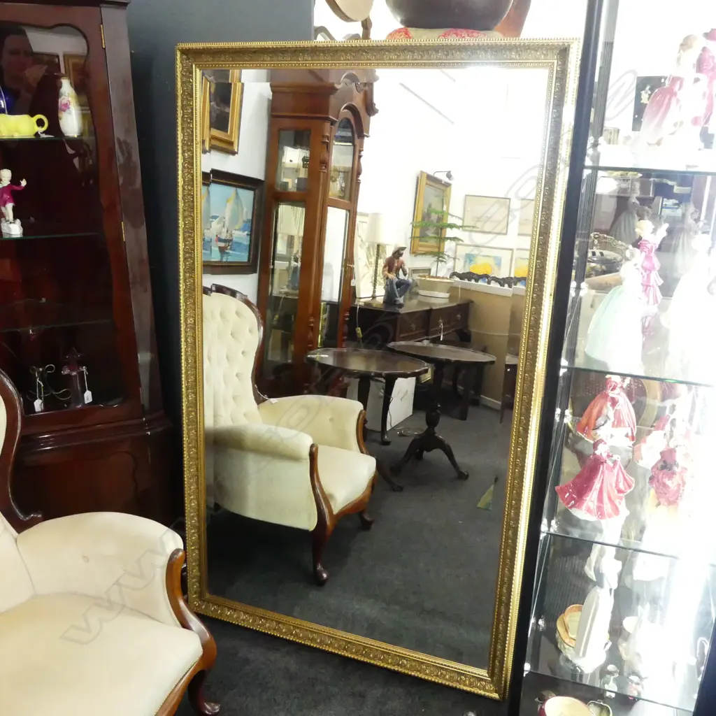 LARGE GILT BEVEL EDGE MIRROR 1010x1660mm Image 1++