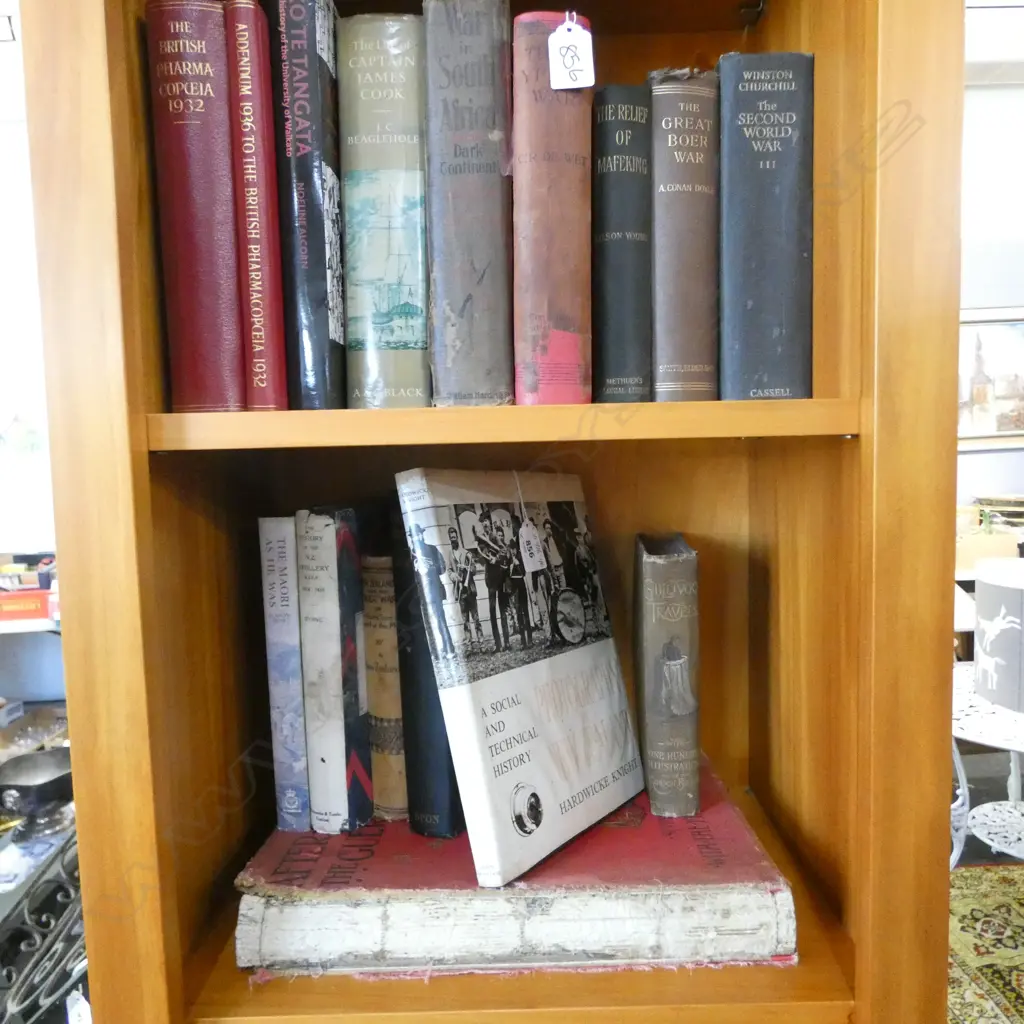 GOOD BOX NZ + BOER WAR + PHARMACOPEDIA + OTHER BOOKS:  Image 1++