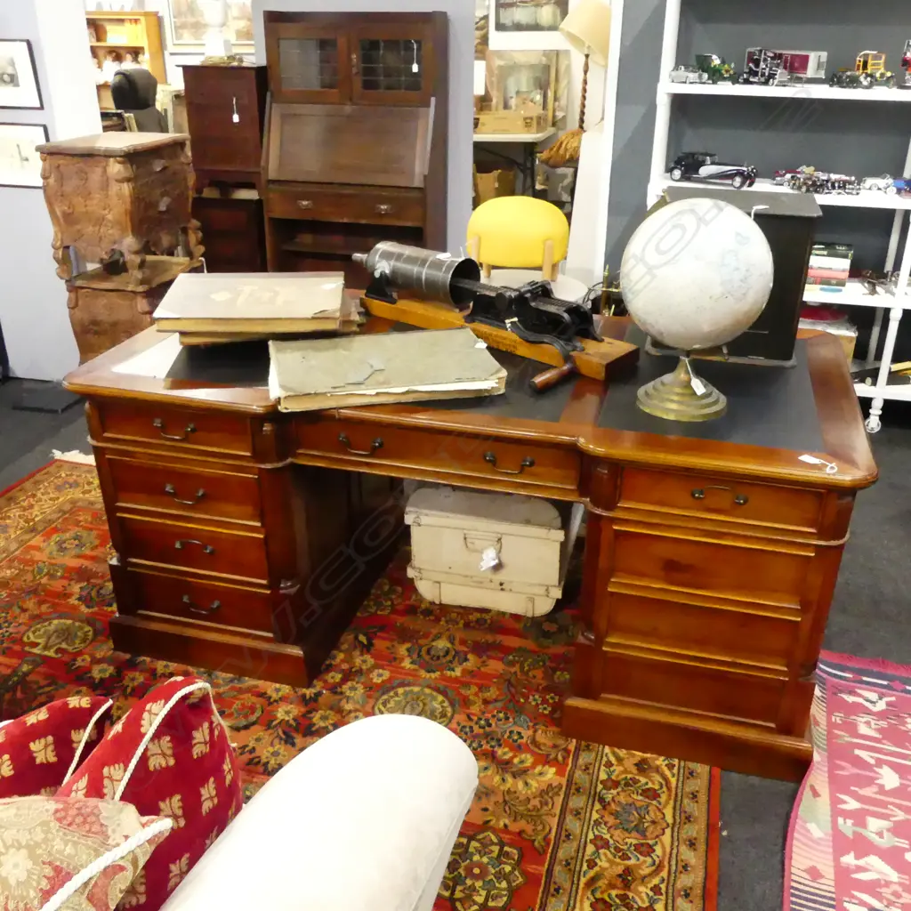 MODERN 6 DRAWER PEDISTAL DESK 1800x920x780mm Image 1++