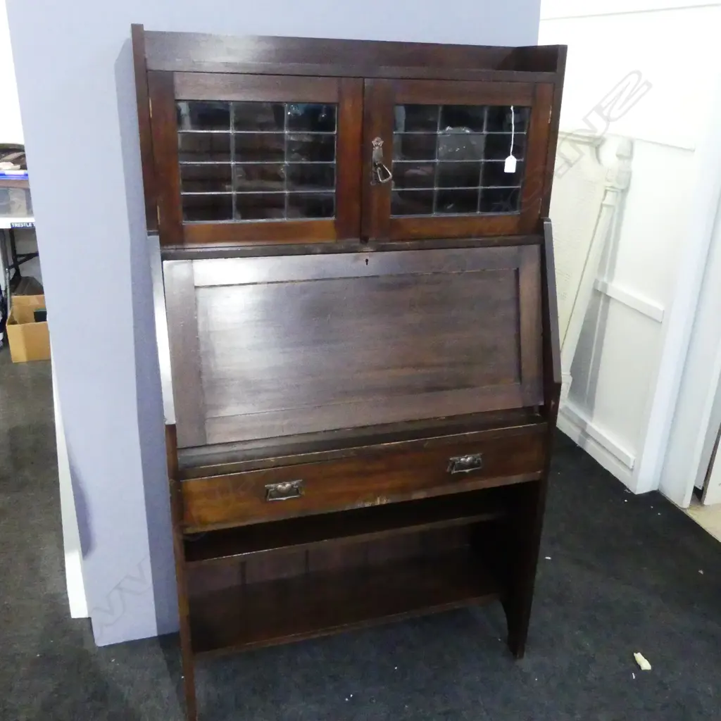 ARTS & CRAFTS FULL FRONT BUREAU 920x350x1590mm Image 1++