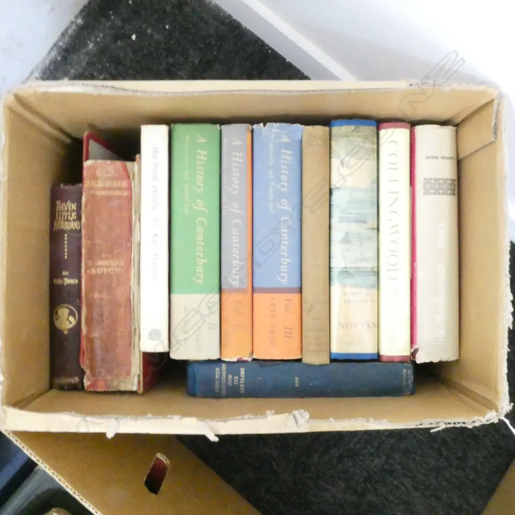 ASST. BOOKS; HISTORY OF CANTERBURY, 1ST ED. KERI HULME BONE PEOPLE ETC Image 1++