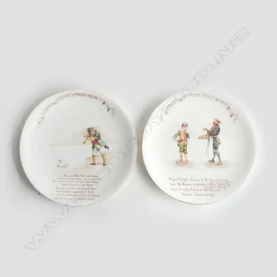 TWO DOULTON NURSERY RHYME PLATES