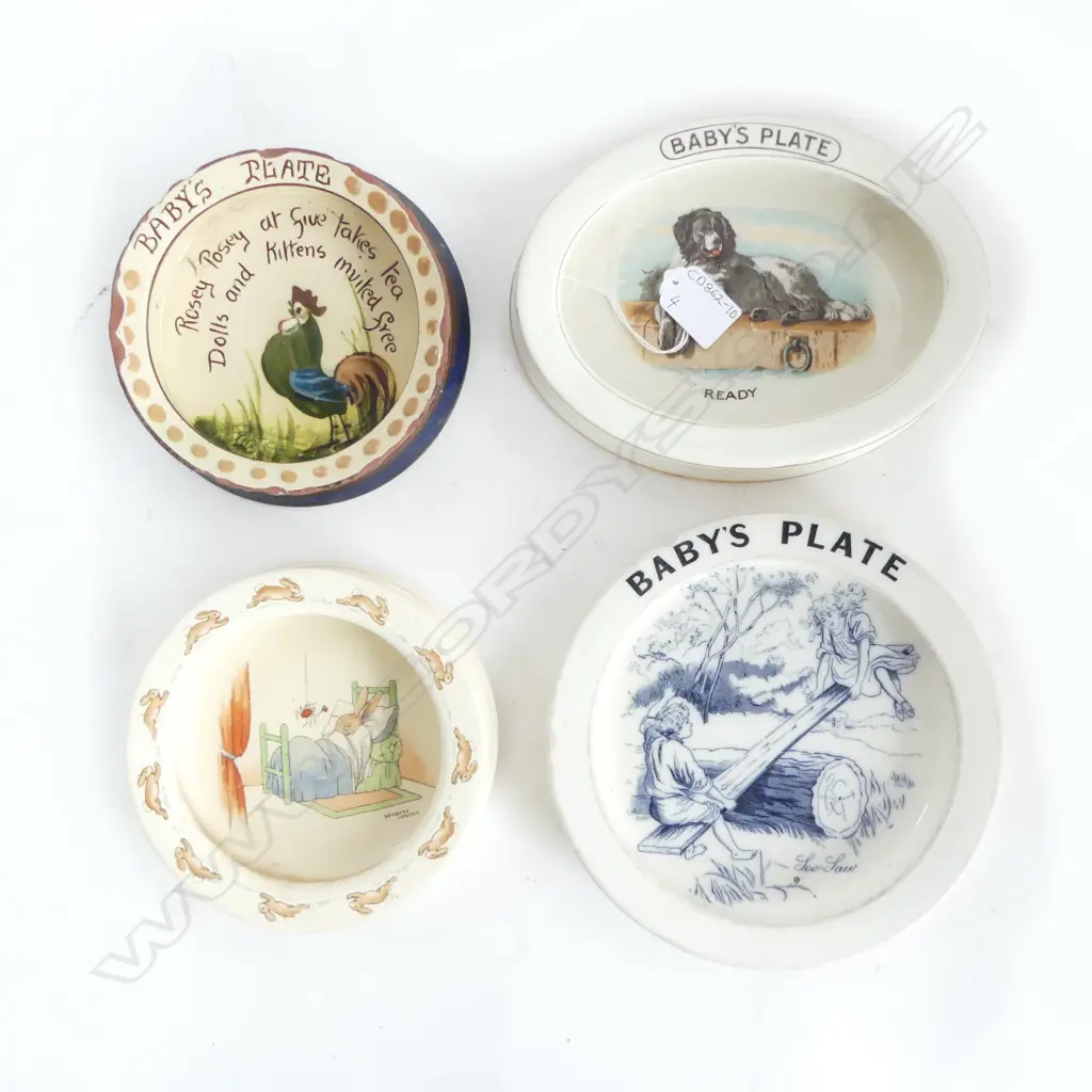 FOUR BABY BOWLS - DEVON POTTERY/DOULTON ETC (faulted) Image 1++