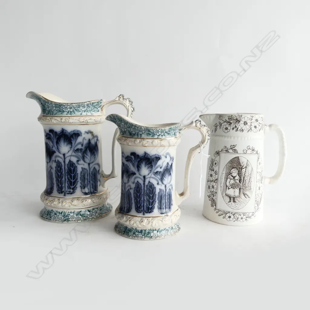 THREE VICTORIAN JUGS (faulted) Image 1++