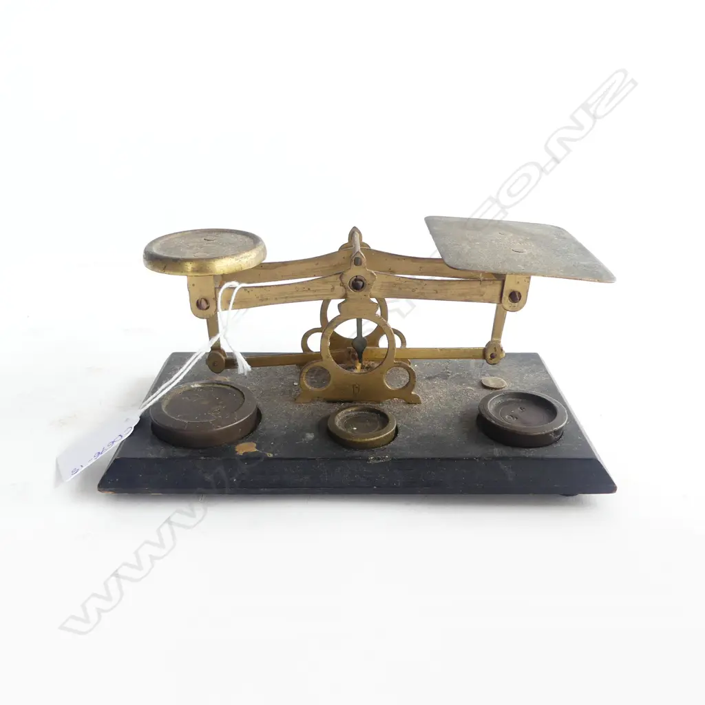 VINTAGE METAL SCALE OF ENGLISH MAKE W.185mm Image 1++