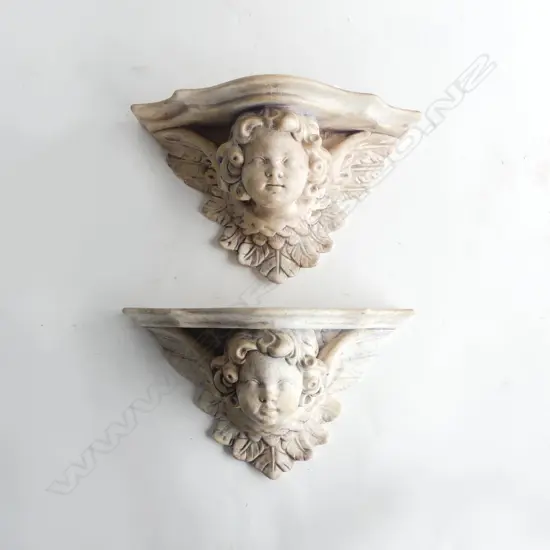 PR. CHERUB CERAMIC WALL SCONCES 'LONCA '98'