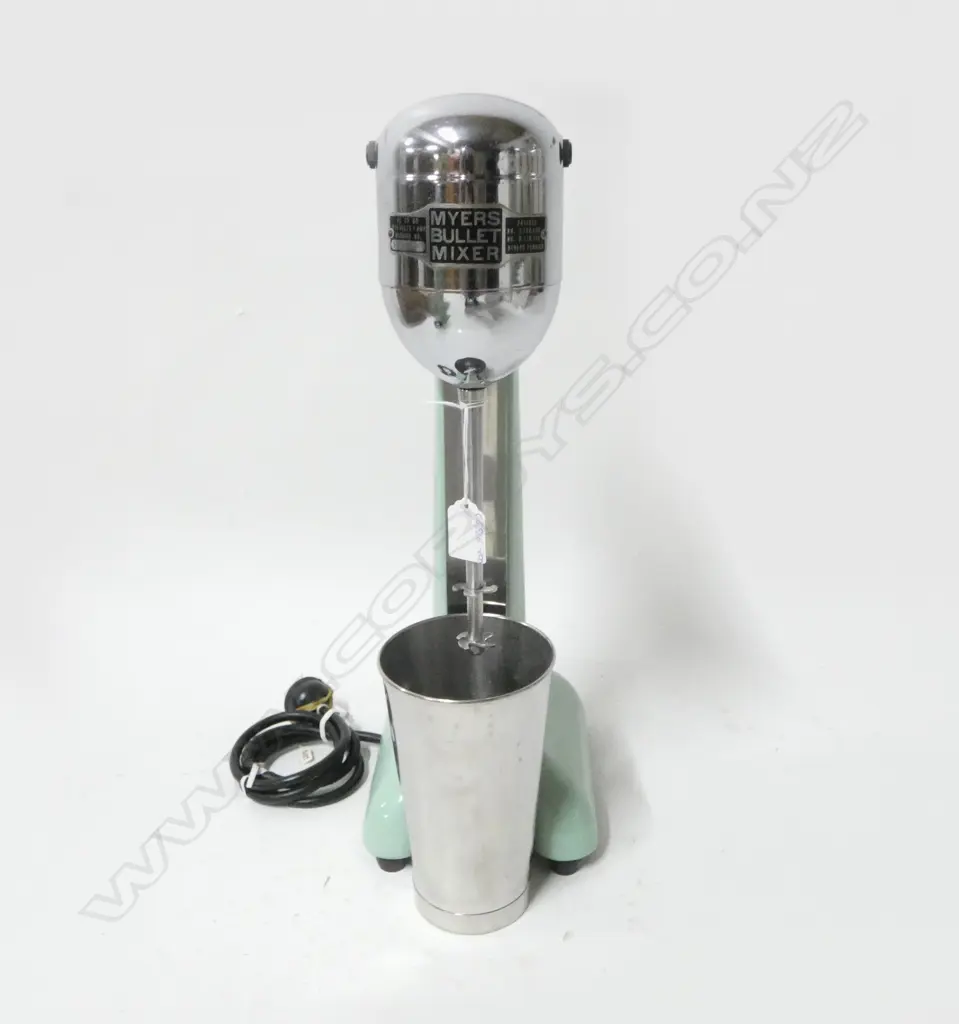 (3187) VINTAGE 1939 MYERS BULLET MILKSHAKE MIXER H.480mm Image 1++