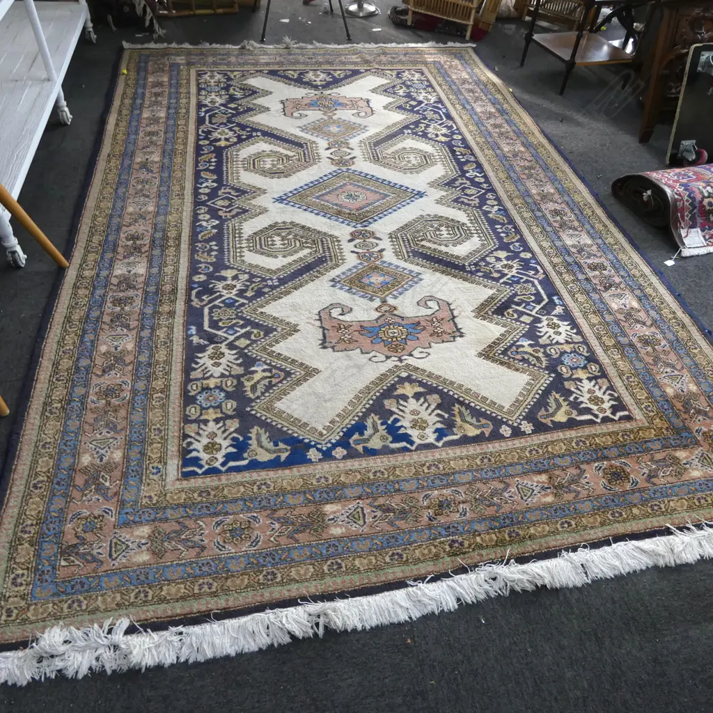 HAND KNOTTED WOOL PILE ARDEBIL RUG 3000x2000mm Image 1++