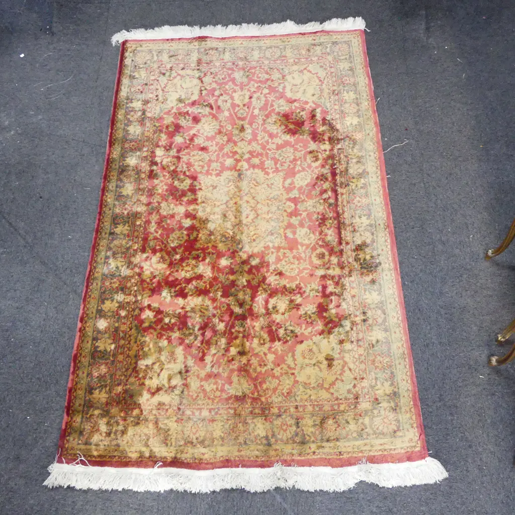 MACHINED WOOL PILE RUG 2030x1230mm Image 1++