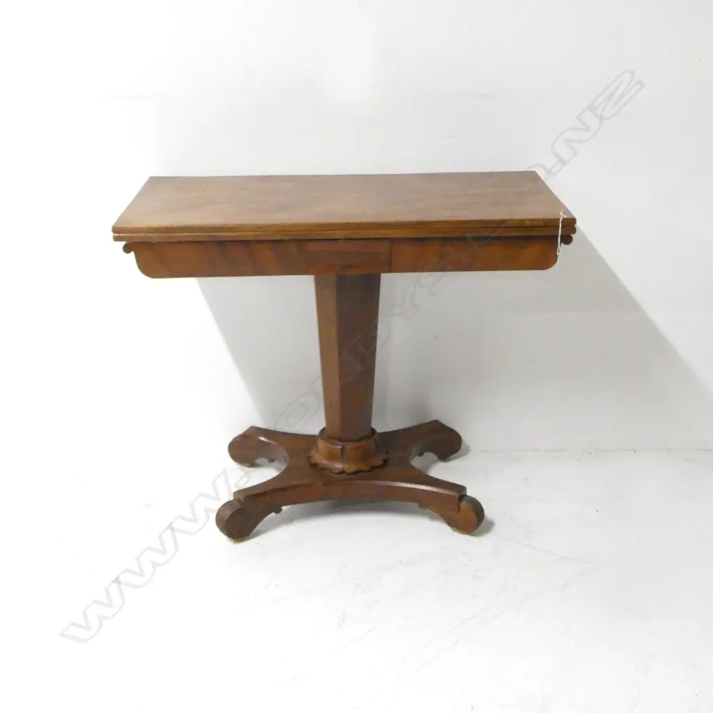 VICT MAHOGANY SUPPER TABLE REVOLVING MECHANISM NEEDS REPAIR H740 L900MM Image 1++