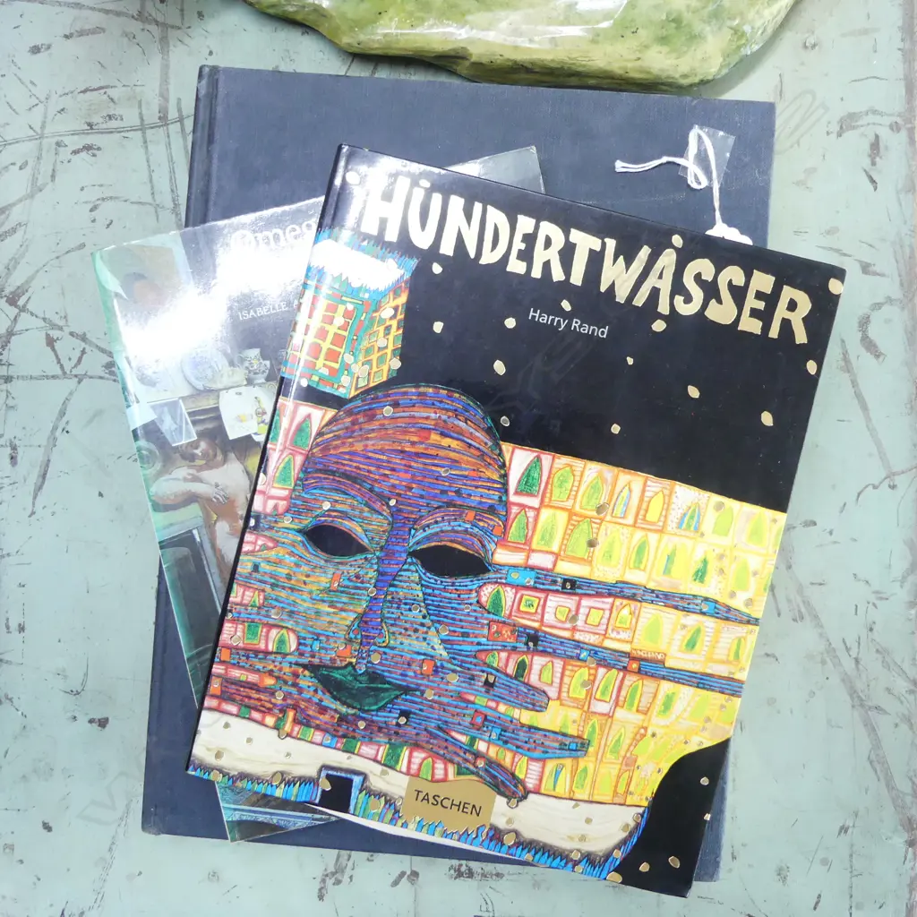 3 REF BOOKS HUNDERWASSER  ART DECO JEWELLERY  & DECORATIVE ARTS Image 1++