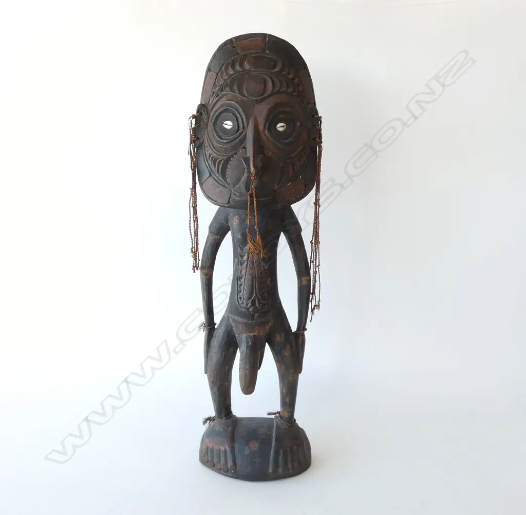 CARVED FIGURE FROM PAPUA NEW GUINEA H.770mm Image 1++